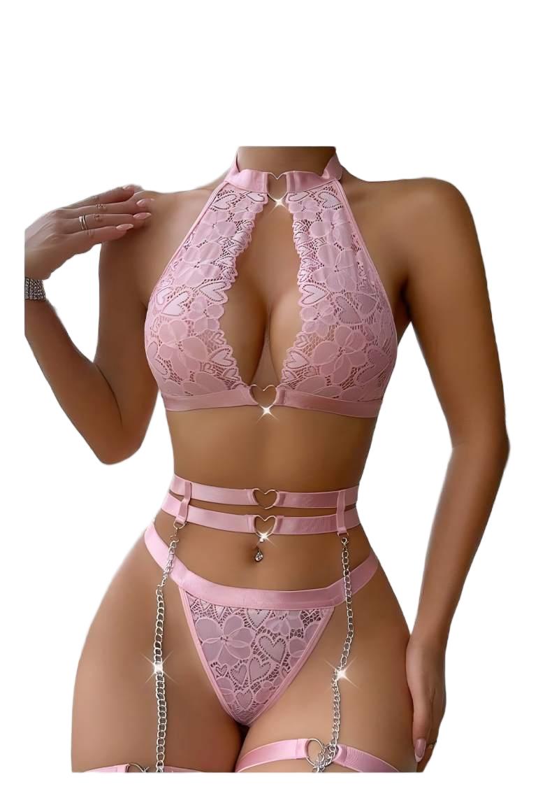 Set Lingerie Seksi Push Up den - Push Up Bra Padded ulasan dan harga
